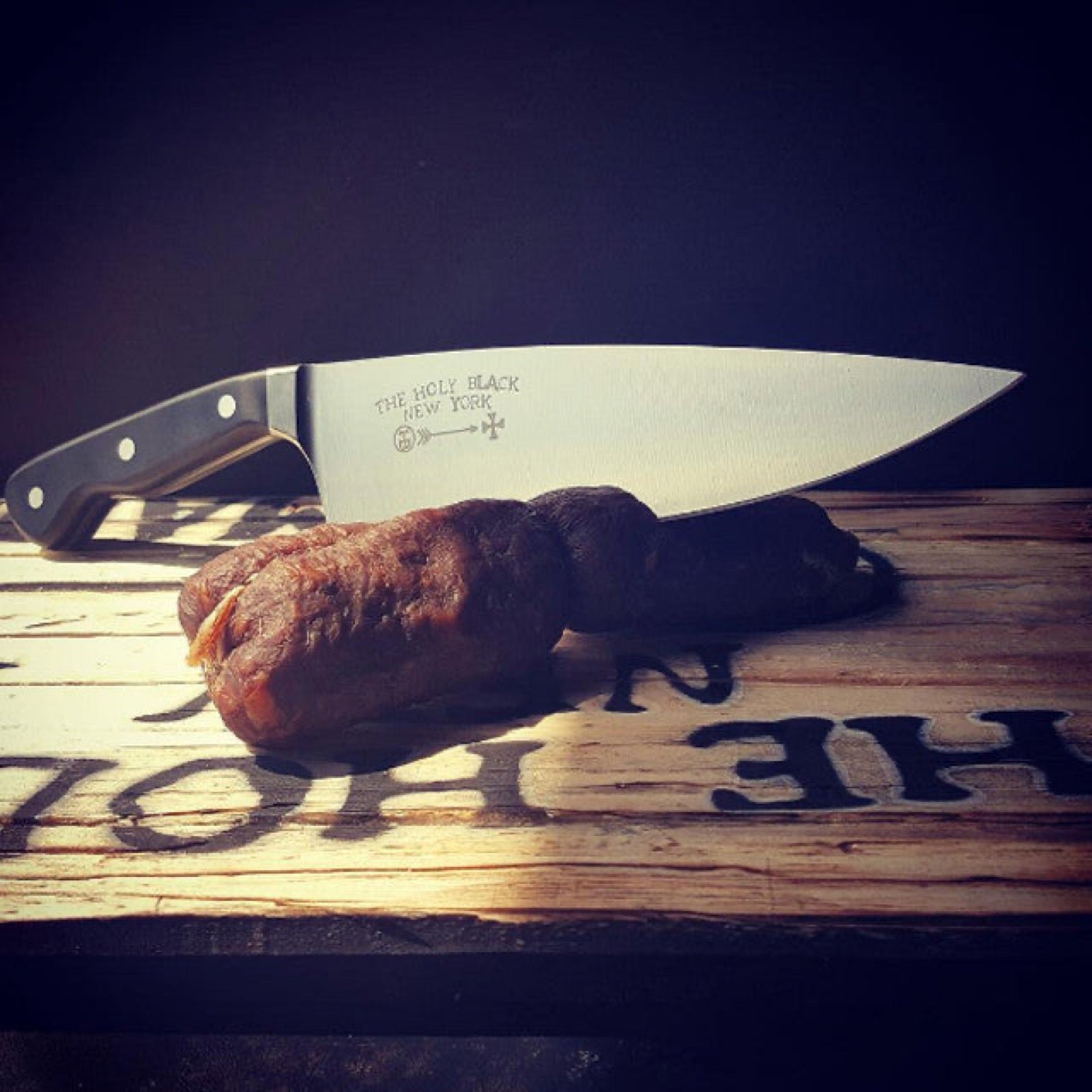 Limited Edition Holy Black 8in Chef Knife — hero