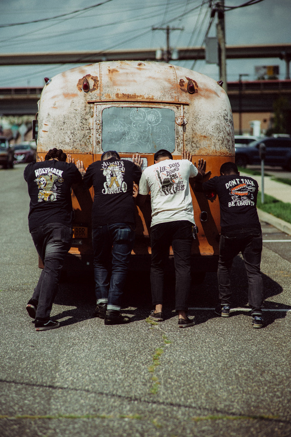 The Holy Black — men's graphic tee — product photo