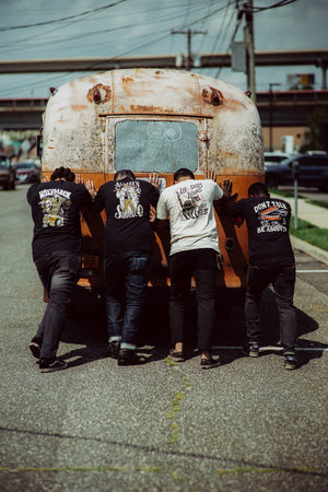The Holy Black — men's graphic tee — product photo