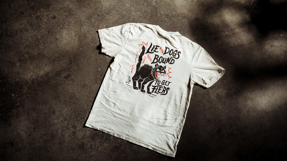 The Holy Black — men's graphic tee — lifestyle shot