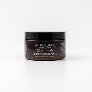 The Holy Black Fiber Forming Paste jar detail