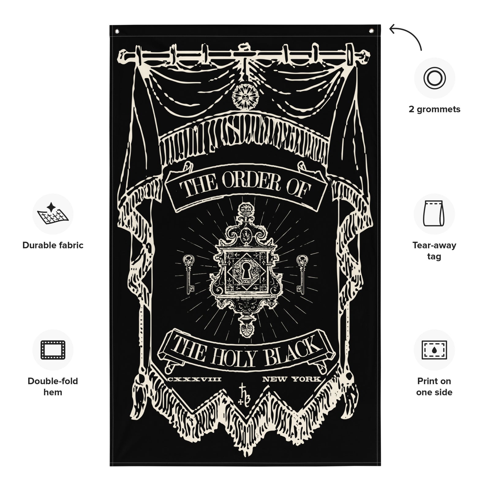 The Holy Black — banner flag
