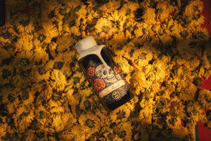 La Ofrenda by The Holy Black, la muerte aftershave marigold bed