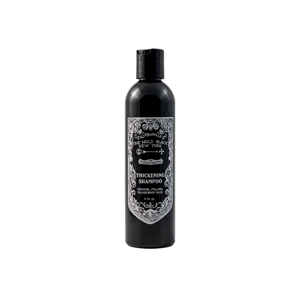 The Holy Black Thickening Shampoo — men's volumizing shampoo for thin or fine hair