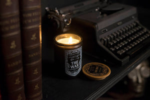 The Holy Black — scented candle — close-up detail