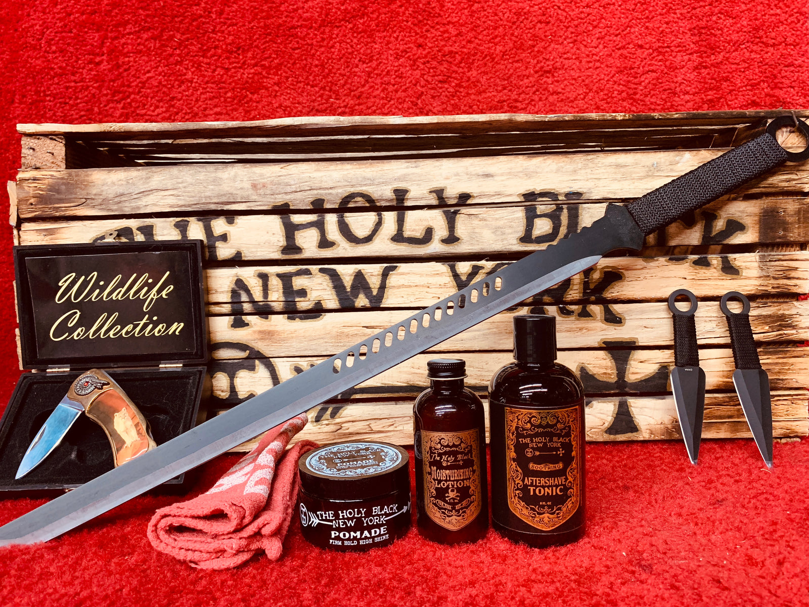 The Holy Black Death Star Katana Deal — men's grooming product