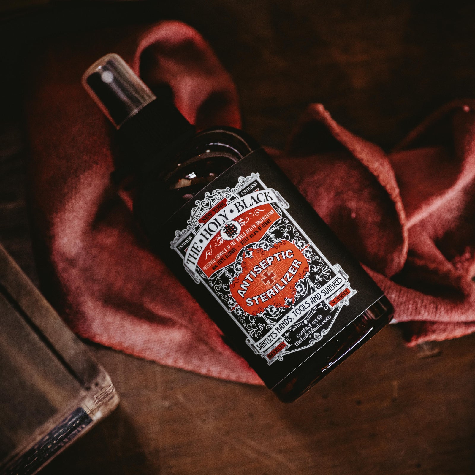 The Holy Black Antiseptic Sterilizer — men's grooming product