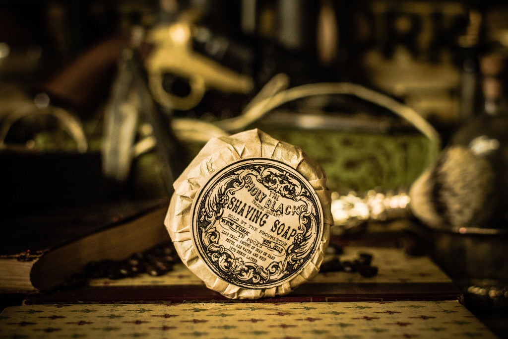 The Holy Black Artisan Shaving Soap — artisan shaving soap for men