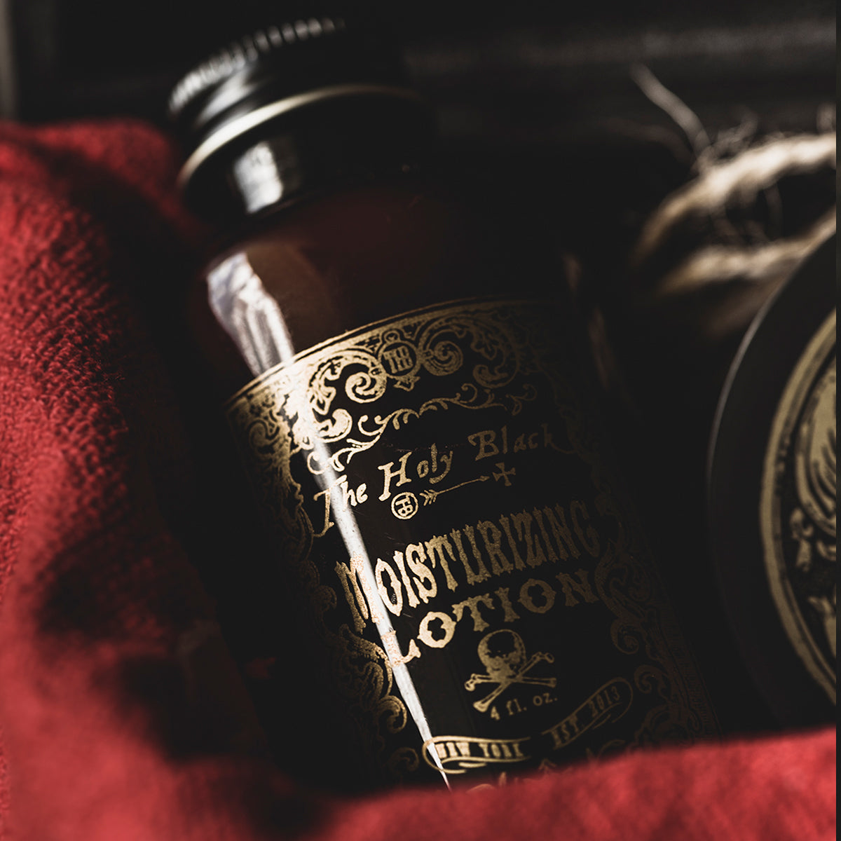 The Holy Black Moisturizing Lotion — post-shave and daily moisturizer for men