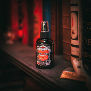 The Holy Black Room Deodorizer Spray — men's grooming product — lifestyle shot