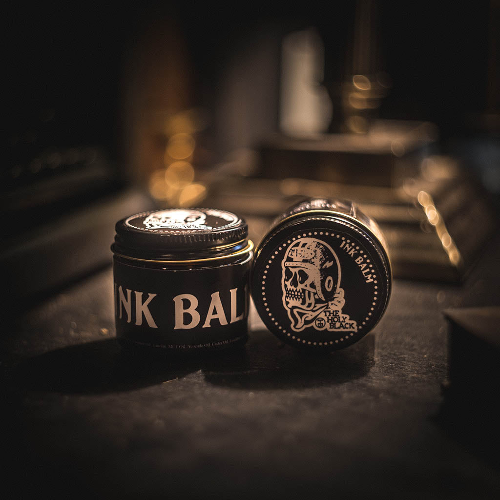 The Holy Black Ink Balm Tattoo Saver — men's grooming product