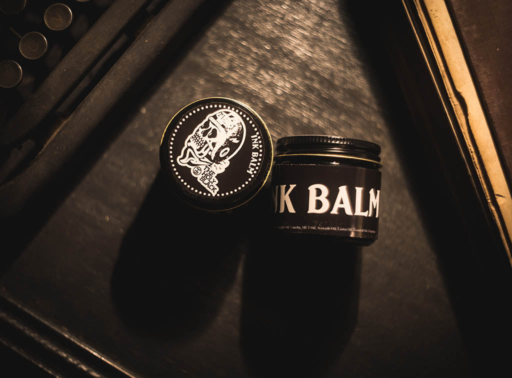 The Holy Black Ink Balm Tattoo Saver — men's grooming product