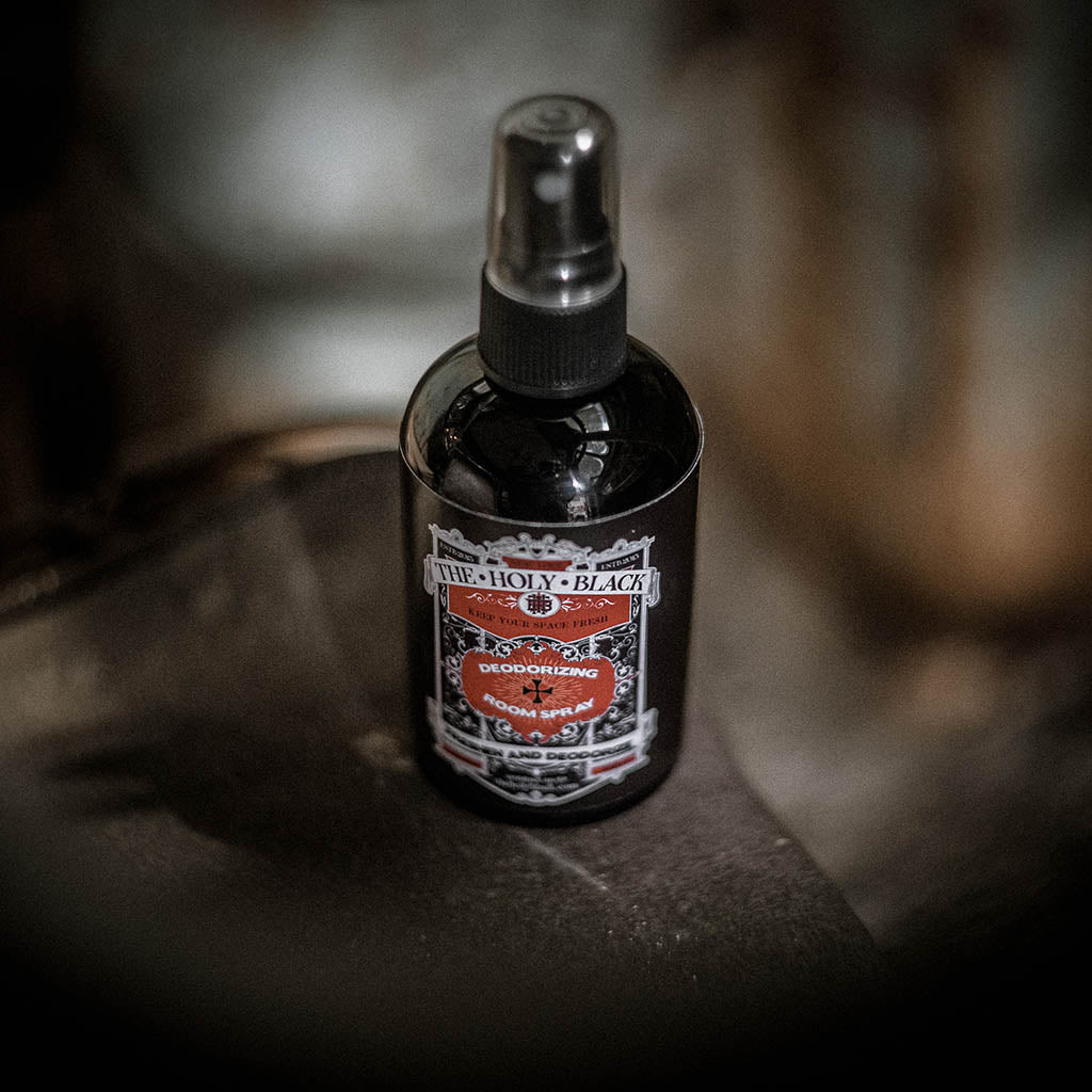 The Holy Black Room Deodorizer Spray — men's grooming product