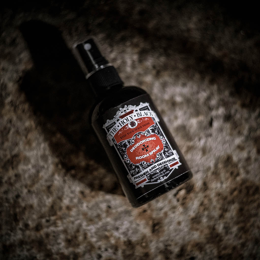 The Holy Black Room Deodorizer Spray — men's grooming product
