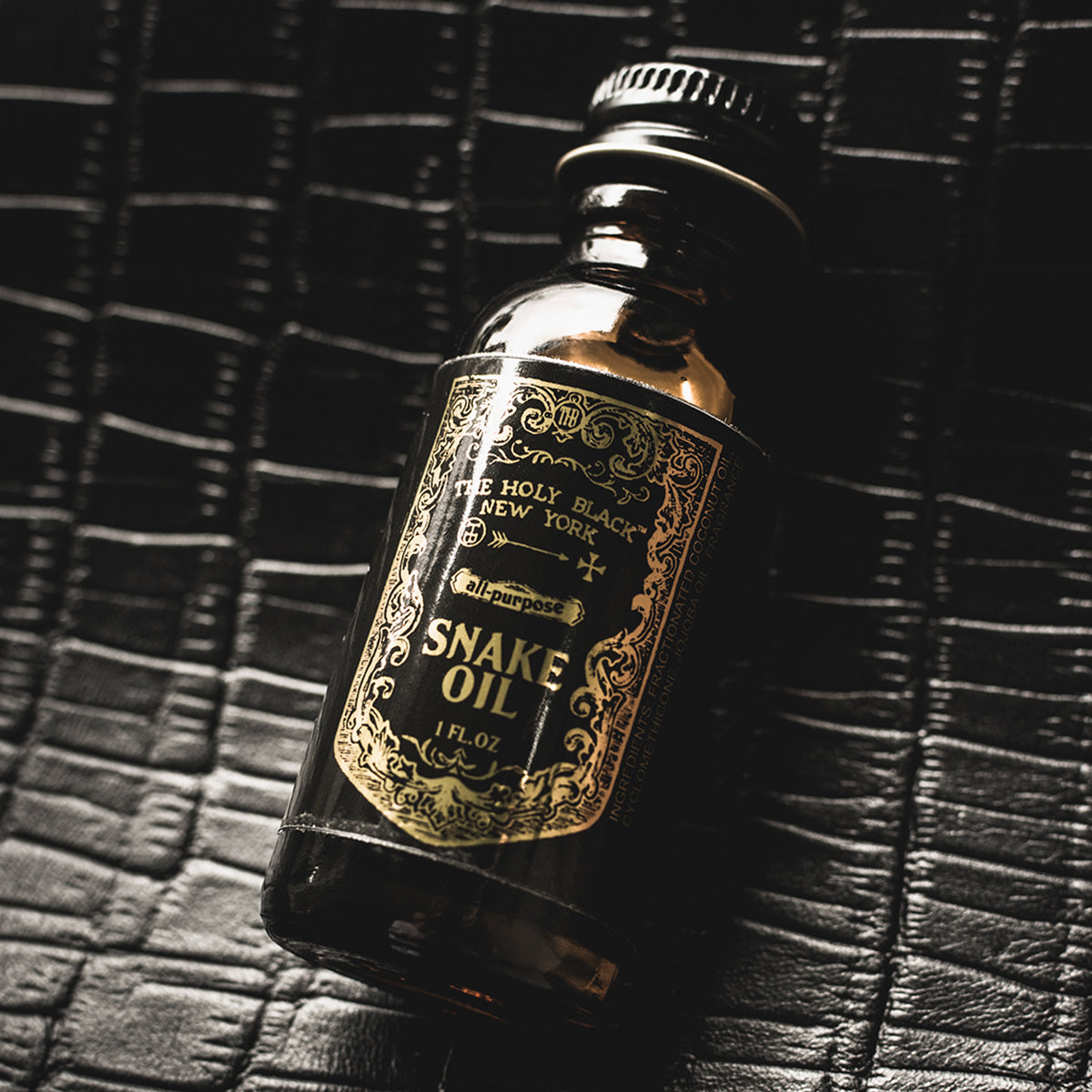 The Holy Black Snake Oil Beard Oil — conditioning beard oil with carrier and essential oils