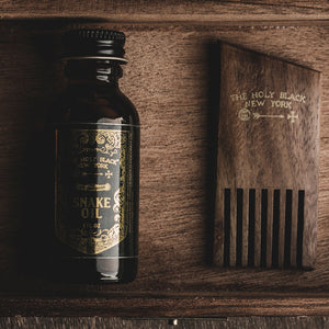 The Holy Black Snake Oil — shave oil and beard conditioner