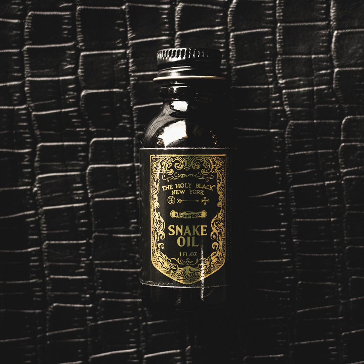 The Holy Black Snake Oil — lightweight beard oil for skin hydration and beard conditioning