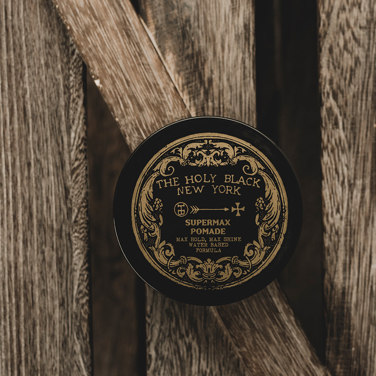 The Holy Black Supermax Pomade product shot