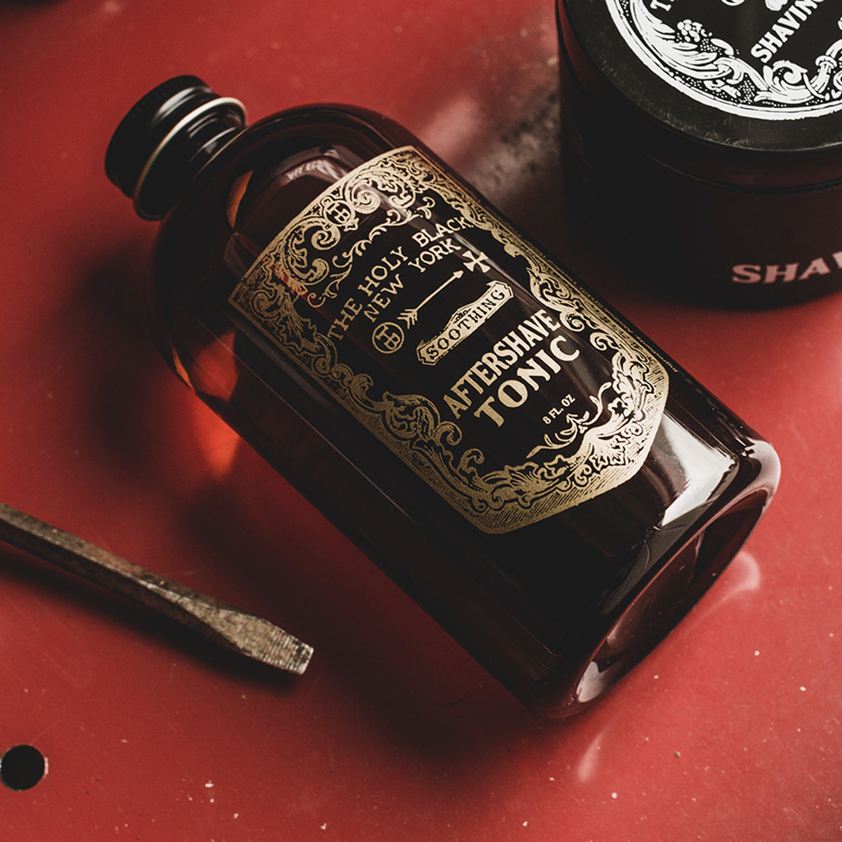 The Holy Black Aftershave Tonic — alcohol-free aftershave tonic for post-shave skin care