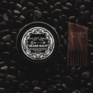 The Holy Black Beard Balm — shapes and conditions medium to long beards