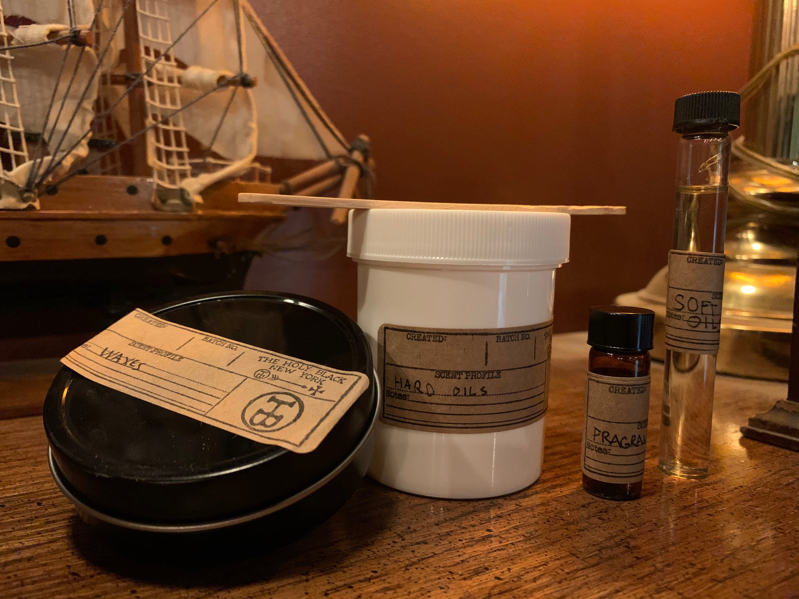 The Holy Black DIY Pomade kit — men's grooming product