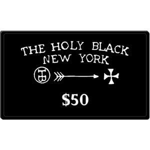 The Holy Black THB Gift Cards — men's grooming product — lifestyle shot