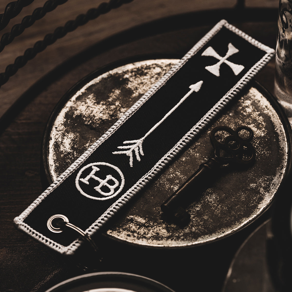 The Holy Black — key lanyard — lifestyle shot