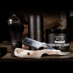 The Holy Black Executive Shave Set — men's grooming product