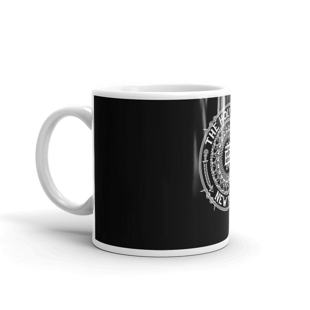 The Holy Black — ceramic mug — lifestyle shot