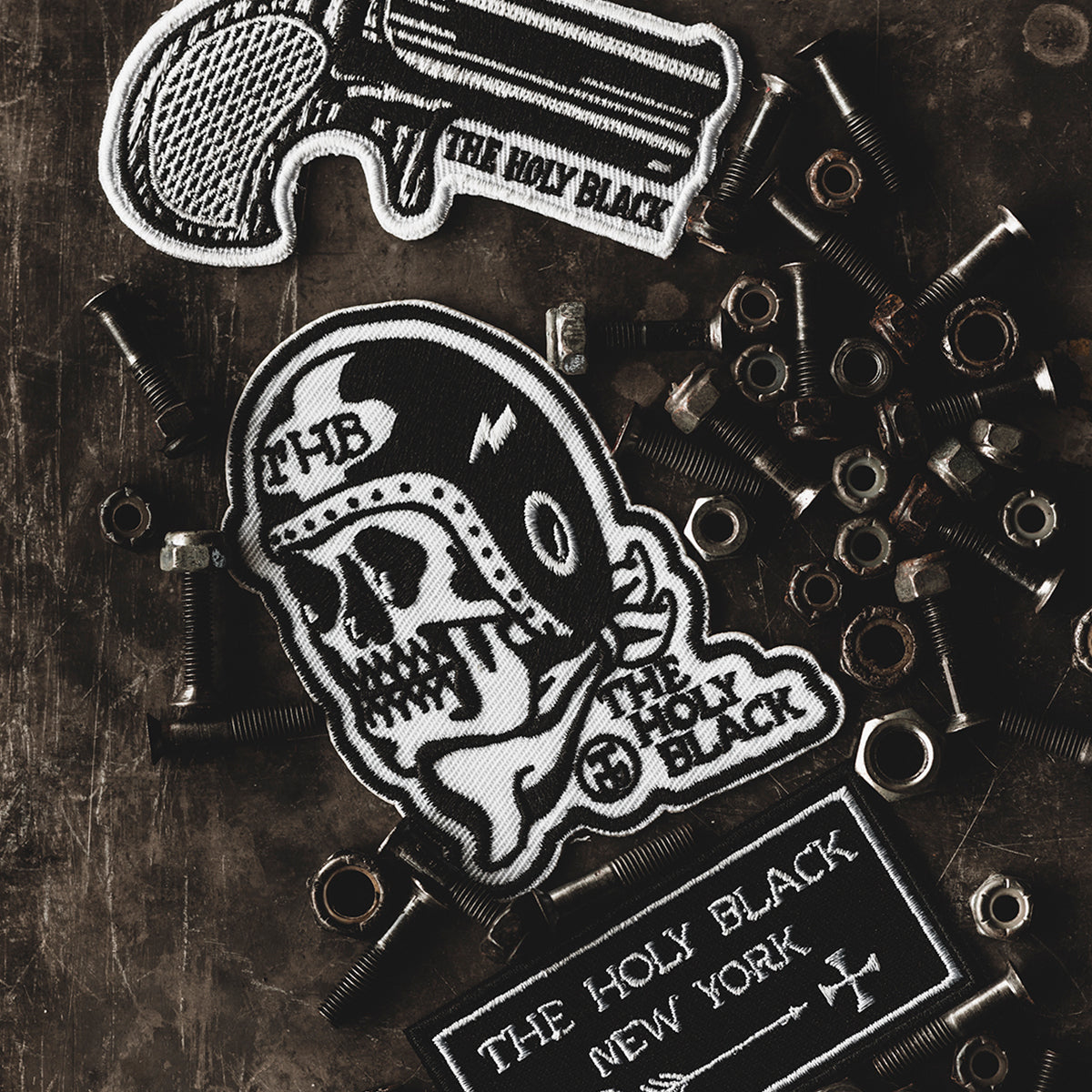 The Holy Black — embroidered patch