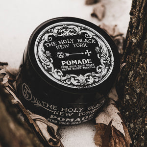 The Holy Black Original Pomade — water-based pomade for slick styles