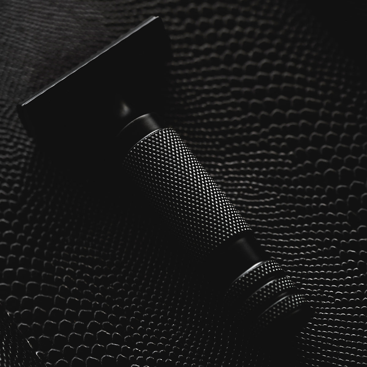 The Holy Black SR-71 Safety Razor with branded packaging
