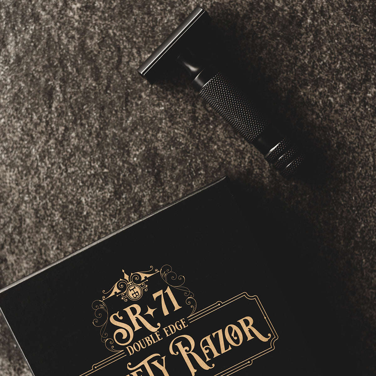 The Holy Black SR-71 Guard Bar — men's double edge safety razor for a close shave