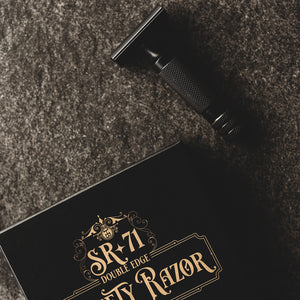 The Holy Black SR-71 Guard Bar — men's double edge safety razor for a close shave