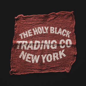 The Holy Black Shop Rag — men's grooming product — lifestyle shot