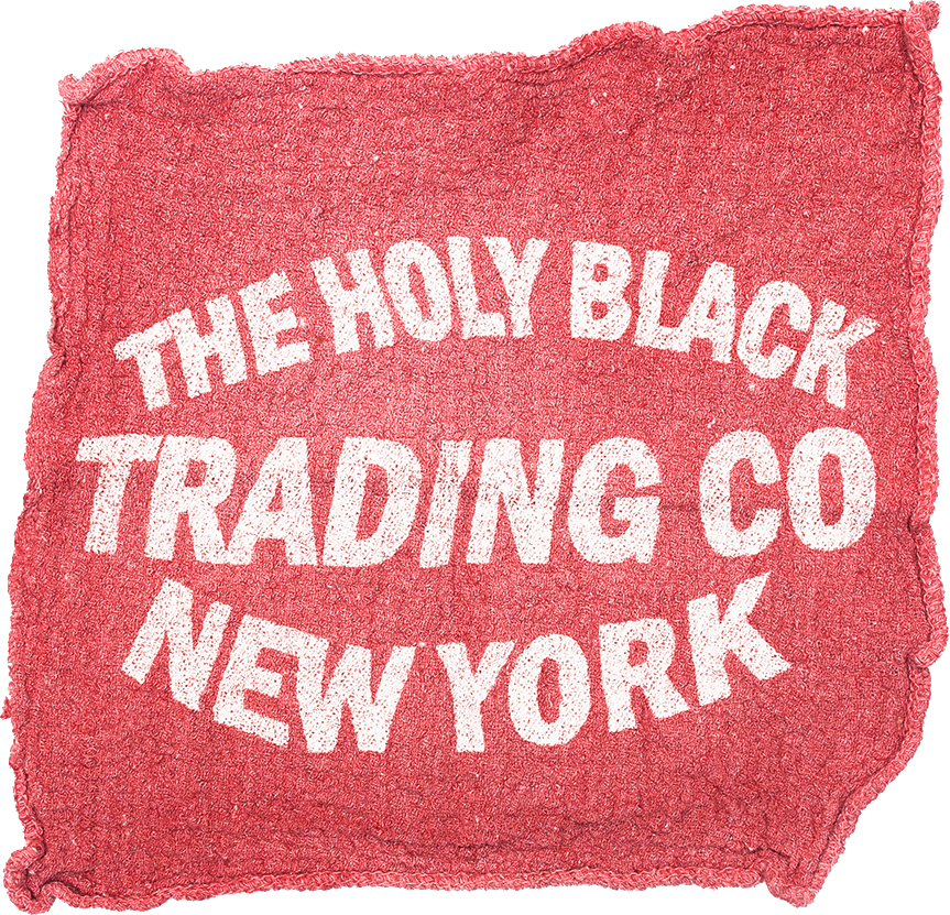 The Holy Black Limited Edition Shop Rag — men's grooming product