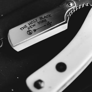 The Holy Black SR-71 Guard Bar Safety Razor — men's safety razor — guard bar design — product photo