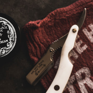 The Holy Black SR-71 Guard Bar Safety Razor — men's safety razor — guard bar design — close-up detail